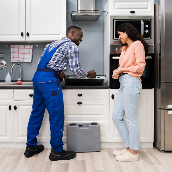 can you provide an estimate for cooktop repair before beginning any work in Easton